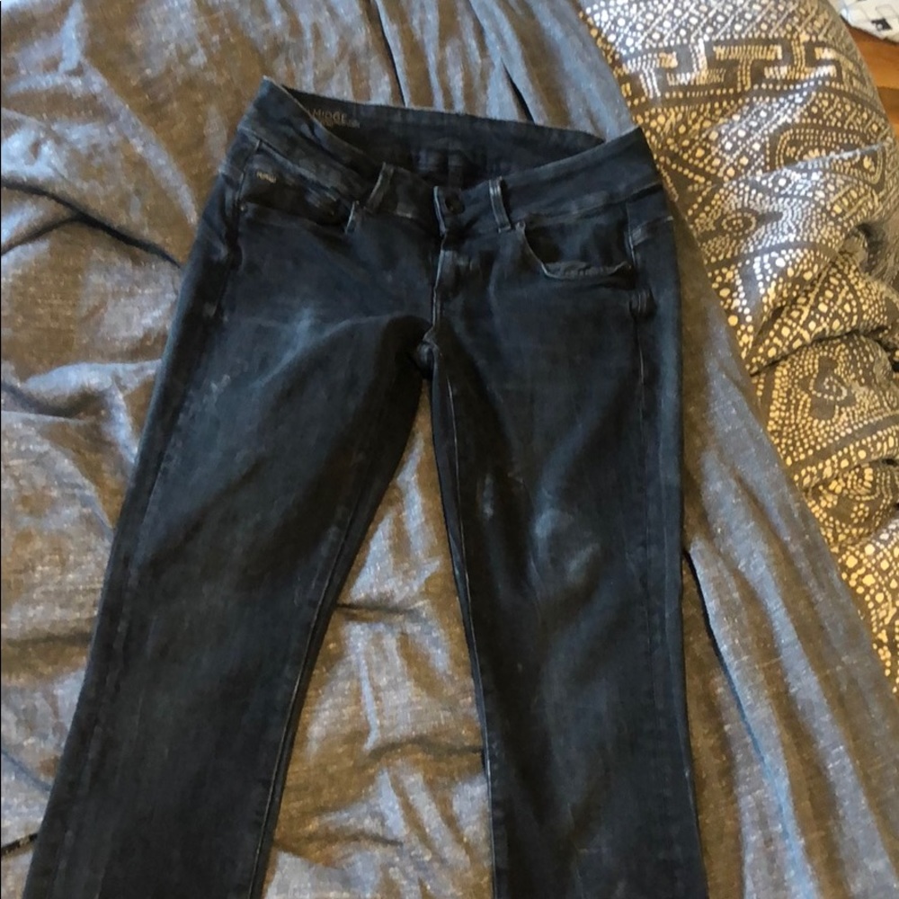 G Star Raw Acid Washed Jeans